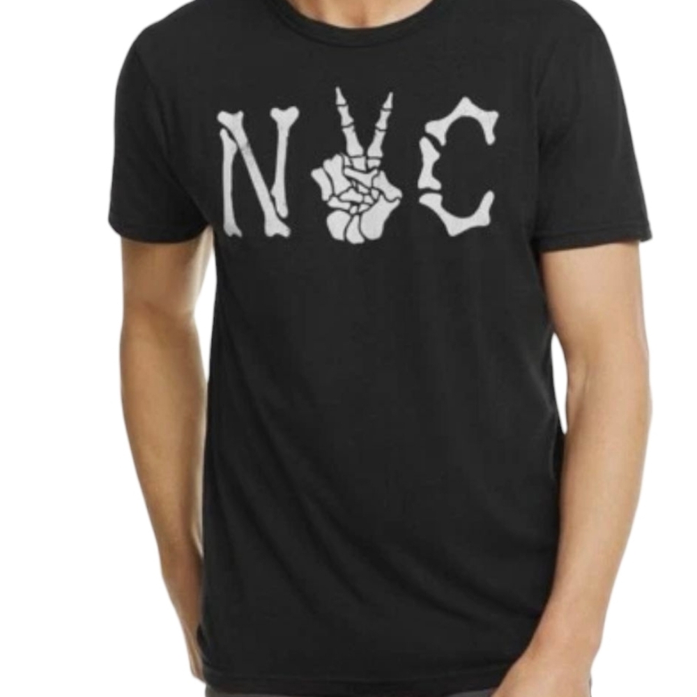 Chaser NYC Black And Tan Graphic T-Shirt Sz XL